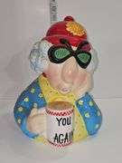 Vintage Hallmark Maxine "You Again?" ceramic cookie jar.