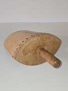 Primitive wooden grain scoop