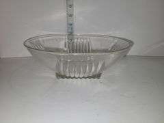 Cut glass serving bowls