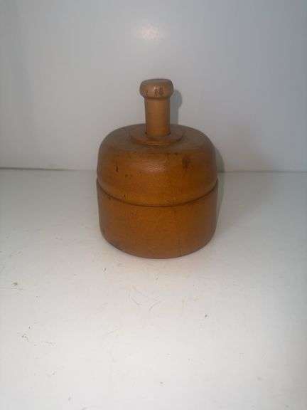 Vintage wooden butter mold