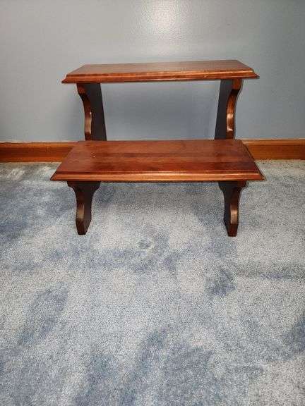 Wooden step stool