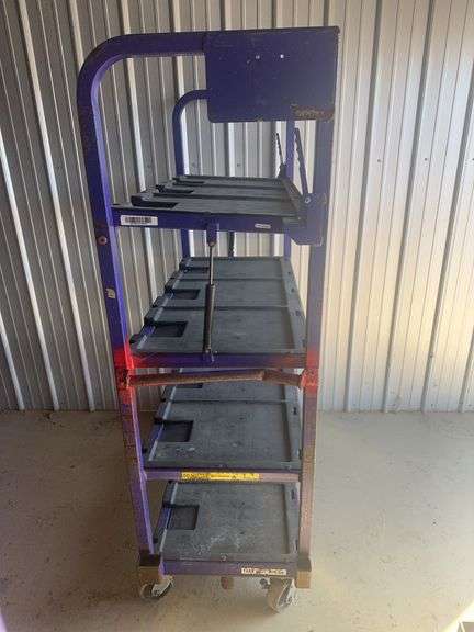 4 Tier Shelf Cart on Rollers