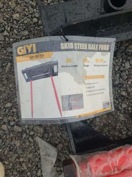 Skid Steer Bale Forks