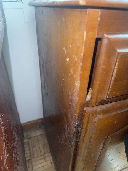 Wooden china cabinet