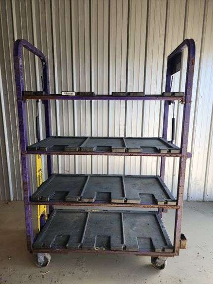 4 Tier Shelf Cart on Rollers