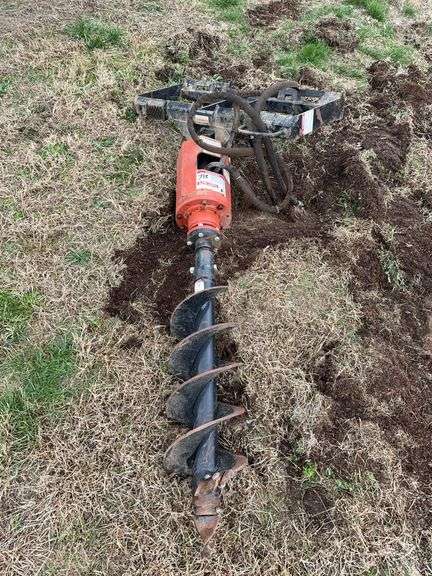 Rino Skid Steer Post Hole Digger