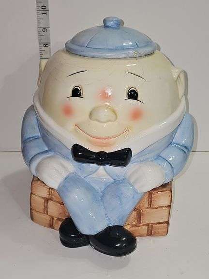 Vintage Treasure Craft Humpty Dumpty Cookie Jar