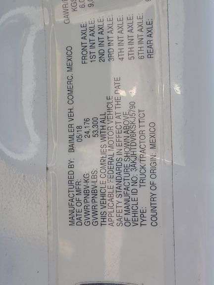 2019 Freightliner Day Cab