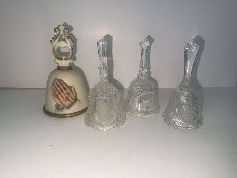 4 vintage bells