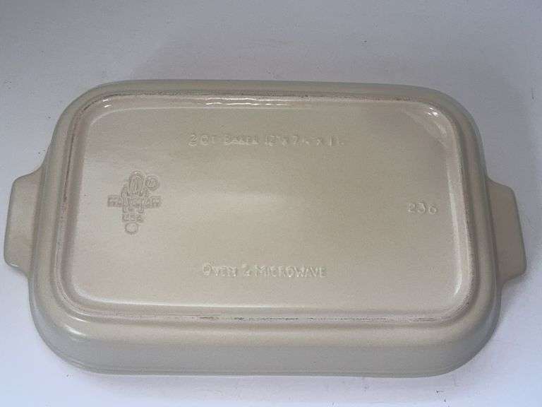 Vintage Pfaltzgraff Village rectangular stoneware baker