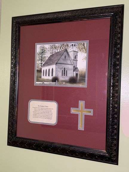 "The Broken Chain" framed artwork