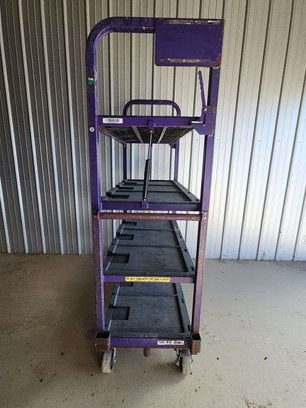 4 Tier Shelf Cart on Rollers