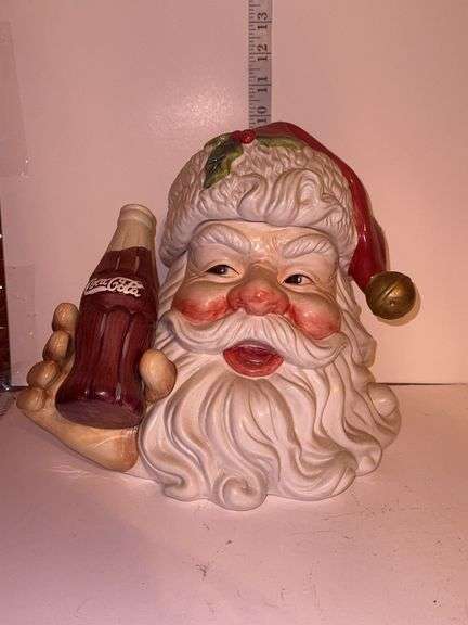 2001 Coca Cola Santa Claus Cookie Jar