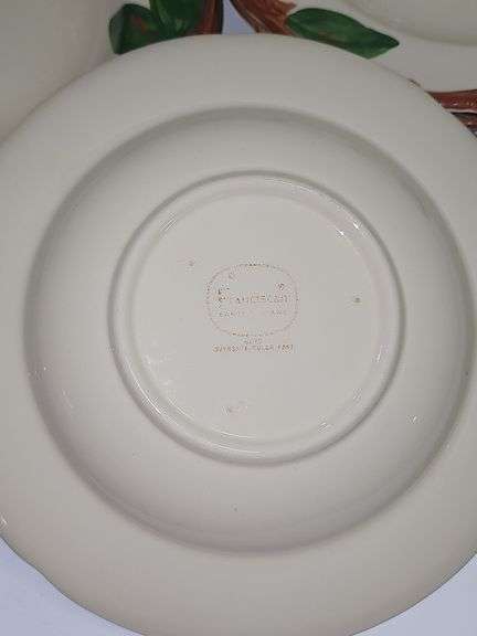 Vintage Franciscan Apple platter and soup bowls