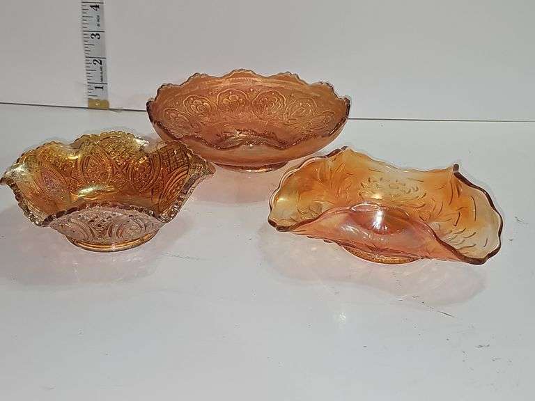 Marigold colored small bowls