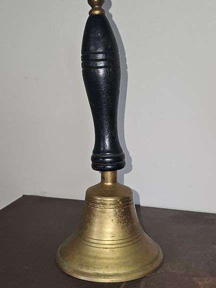 Brass hand bell/school bell