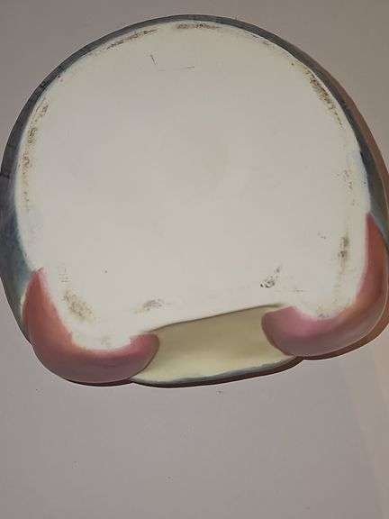 Vintage Rag Doll Blonde Girl Button Eyes Cookie Jar Canister Treasure Craft