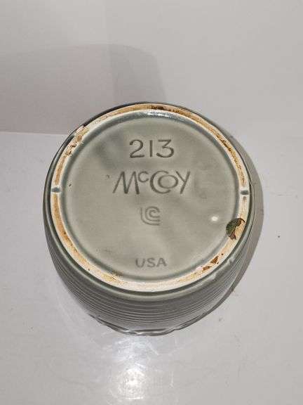 Vintage McCoy "Cookie Jug" cookie jar.