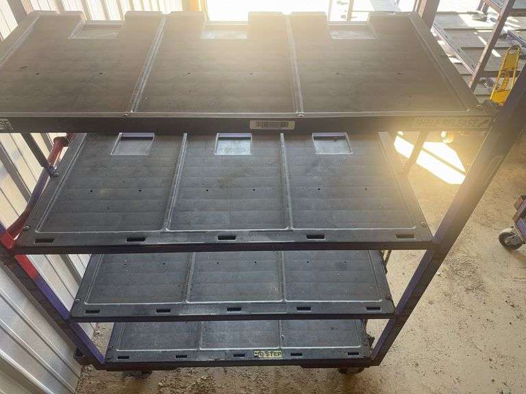 4 Tier Shelf Cart on Rollers