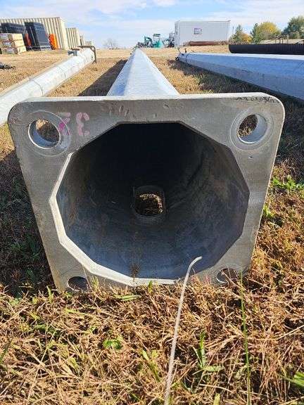 Galvanized Light Post