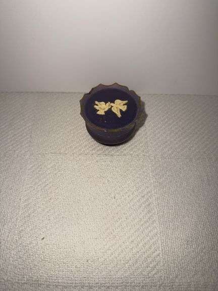 Vintage hand mirror, Avon bottle, Hat pin holder & more