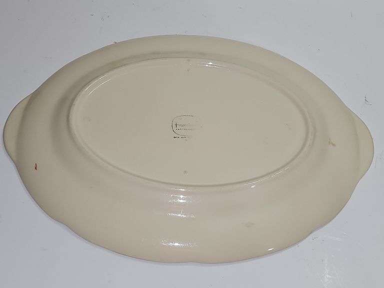 Vintage Franciscan Apple platter and soup bowls