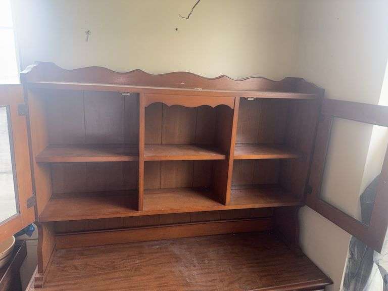 Wooden china cabinet