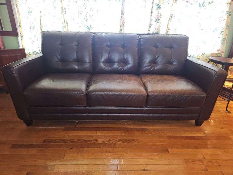 Lazy Boy Brown Leather Sofa