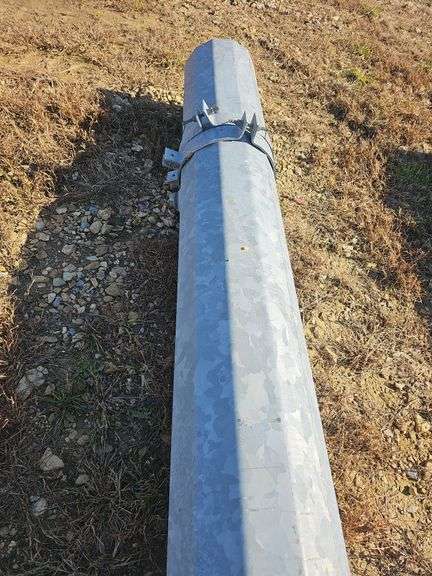 Galvanized Light Post