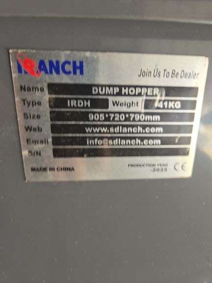IRANCH Self Dump Hopper