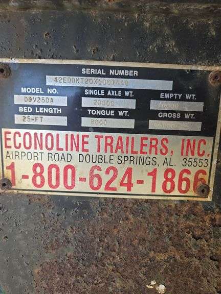 Econoline Low Boy Trailer