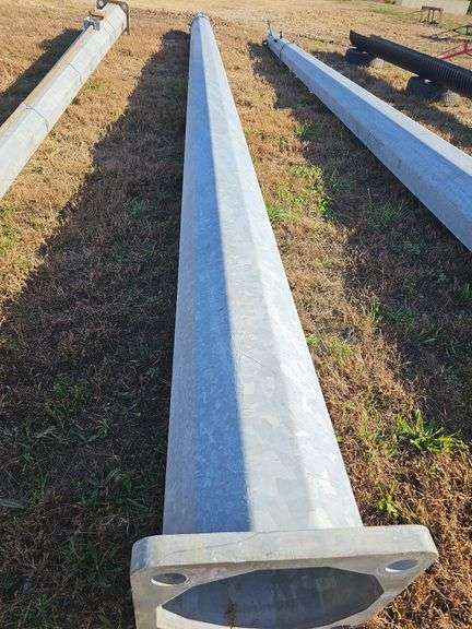 Galvanized Light Post