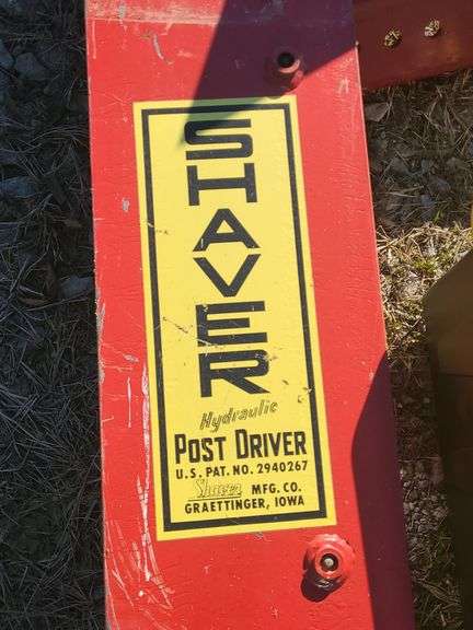 Shaver Hydraulic post driver