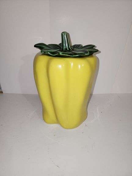 McCoy Pottery Yellow Pepper Cookie Jar.
