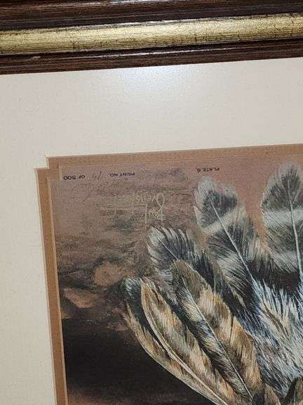 Paul Overstreet Owl print & unnamed artist Hawk print