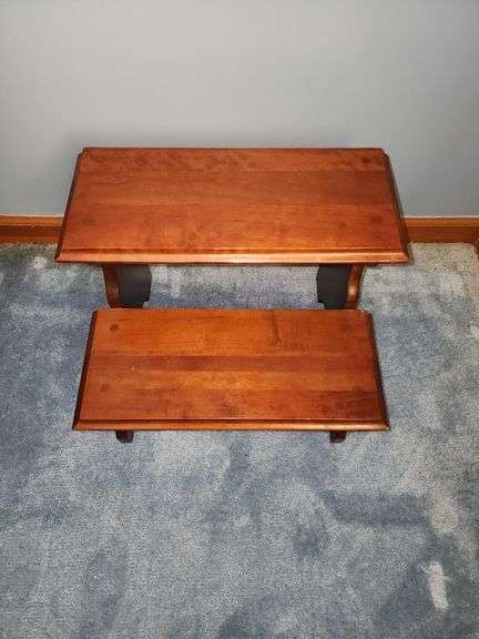 Wooden step stool