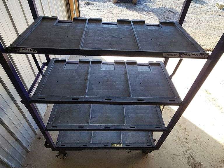 4 Tier Shelf Cart on Rollers