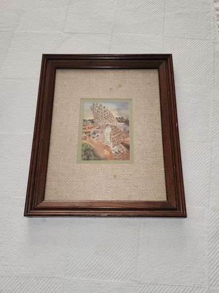 Paul Overstreet franed prints & Owl framed print