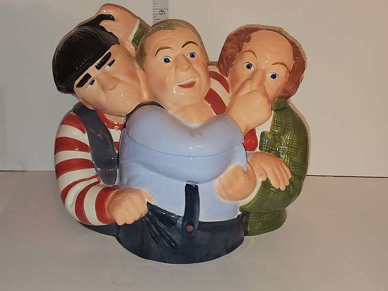 1997 Three Stooges Ceramic Cookie Jar