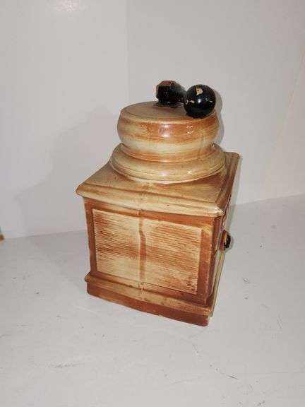 Vintage McCoy USA Coffee Grinder Cookie Jar