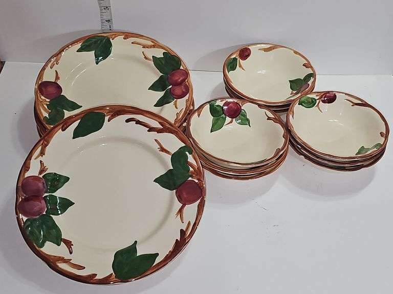 Vintage Franciscan Apple salad plates & small bowls