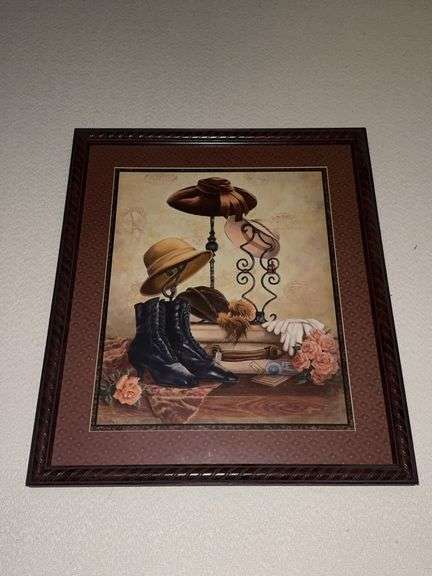 J. Gibson framed print