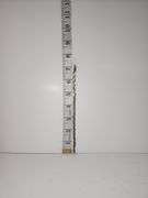 Sterling silver herringbone chain bracelet.