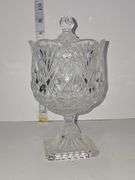 Gorgeous Shannon Crystal Pedestal Candy Dish