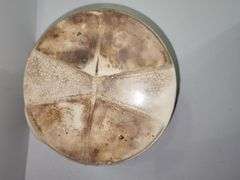 Vintage American Bisque Coffee Pot Tea Kettle Cookie Jar Wire Handle