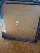 Blue card table & 4 chairs