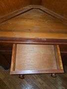 Colonial-style corner hutch or cupboard