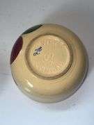 2 yellow stoneware bowls