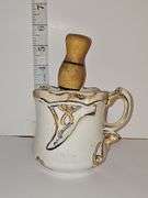 Mustache cup & brush