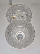 Lead Crystal Lidded and Footed Bowl